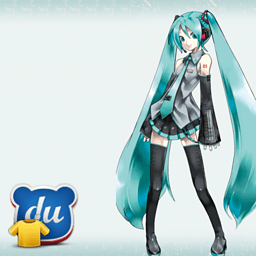 工具の初音MIKU-百度输入法皮肤 LOGO-記事Game