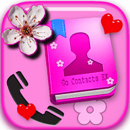 GO Contacts Cherry Blosm Theme 工具 App LOGO-APP開箱王