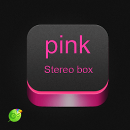 GO Keyboard stereo box pink Theme 工具 App LOGO-APP開箱王