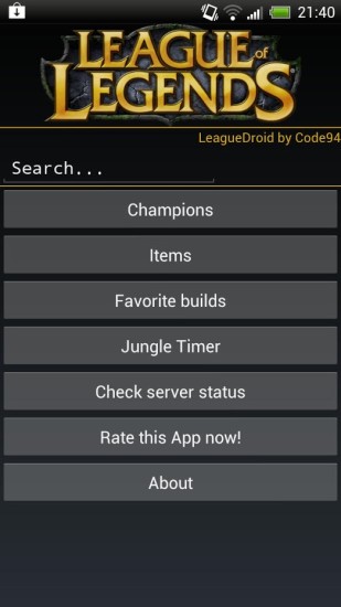 LeagueDroid