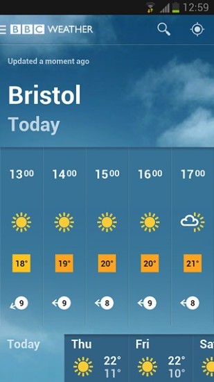 【免費旅遊App】BBC Weather-APP點子