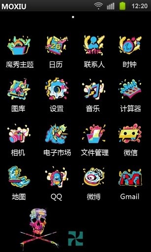 免費下載工具APP|涂鸦骷髅魔秀桌面主题（壁纸美化软件） app開箱文|APP開箱王