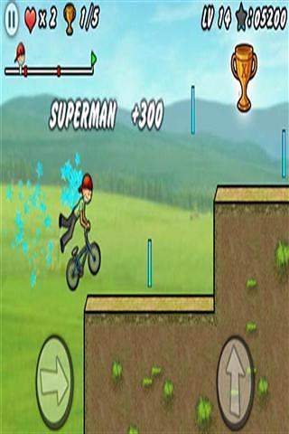 瘋狂的特技自行車賽車app