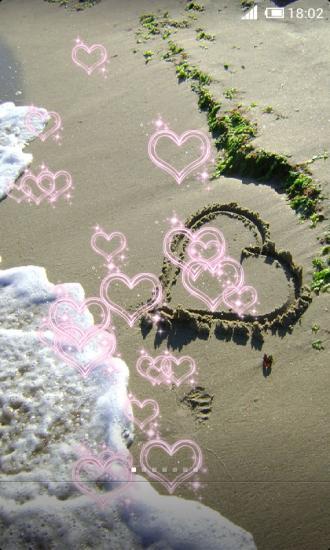 爱情海滩动态壁纸
