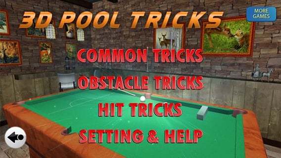 3D Pool Tricks