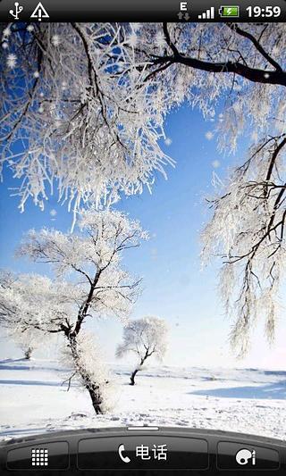 唯美冬天雪景动态壁纸