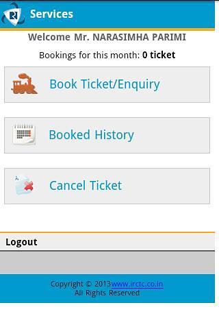 IRCTC Mobile