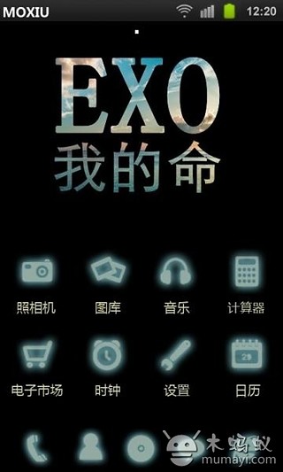 exo1魔秀桌面主题 （壁纸美化软件）