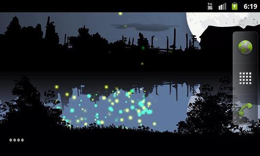 Fireflies Free Live Wallpaper