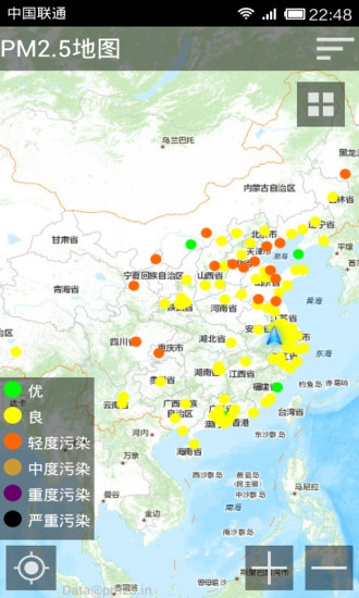 PM25地图