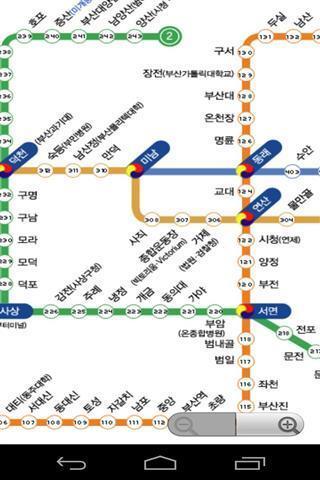 釜山地铁地图