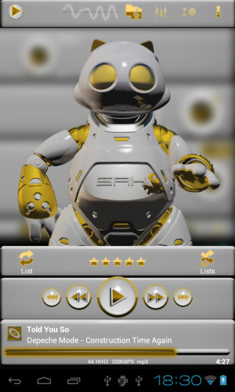 免費下載娛樂APP|Poweramp Yellow3d app開箱文|APP開箱王