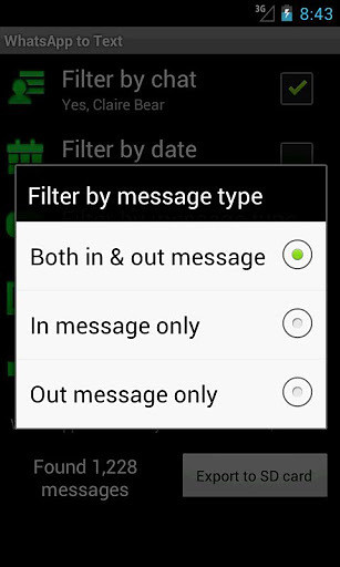 WhatsApp to Text