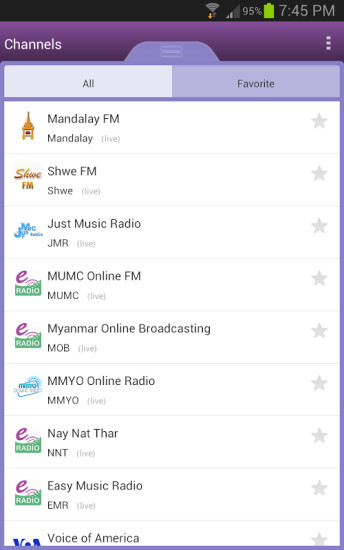 Myanmar eRadio