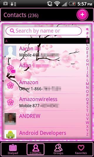 免費下載工具APP|GO Contacts Cherry Blosm Theme app開箱文|APP開箱王