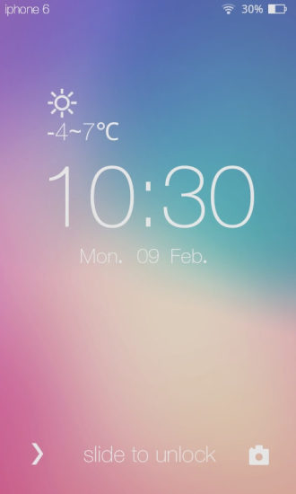 iphone6锁屏抢先版