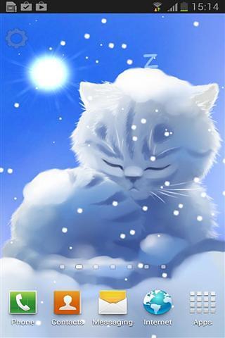 下雪猫咪壁纸