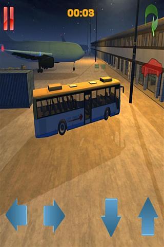 机场巴士停车3D