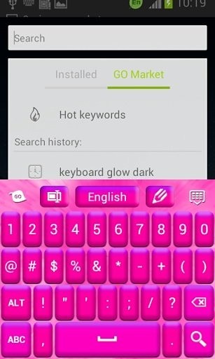 键盘的颜色粉红色