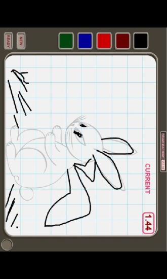 描兔子