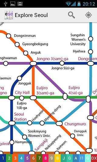 Explore Seoul Subway map