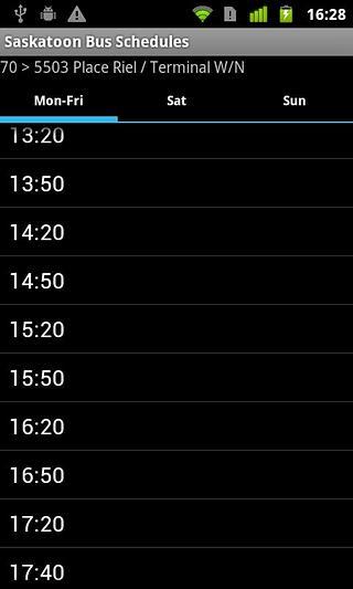 Saskatoon Bus Schedules