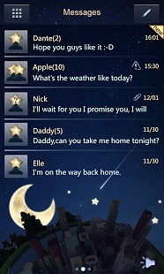 免費下載工具APP|GO SMS Theme Night app開箱文|APP開箱王
