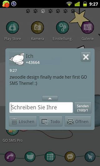 Kitten Theme GO SMS