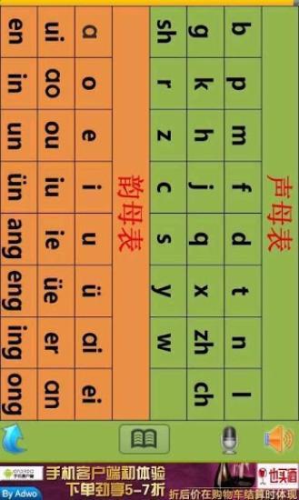 【免費益智App】47个拼音字母及识字卡-儿童教育-APP點子