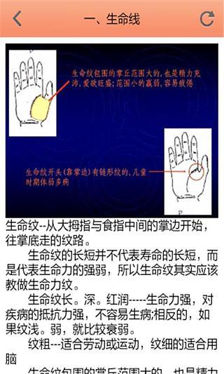 男女通用简易手相图解