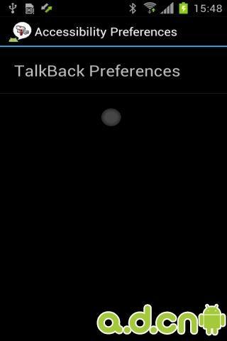 TalkBack系统设置菜单