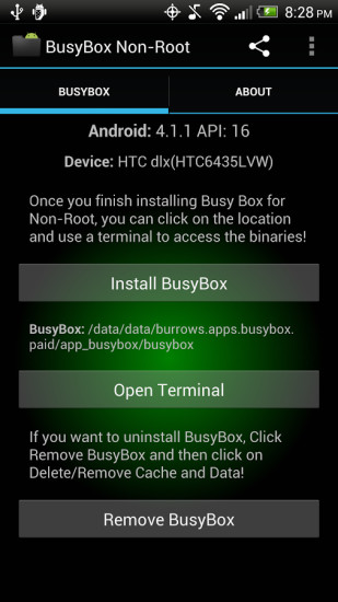 BusyBox Non-Root