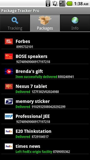 Package Tracker Pro