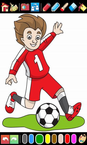免費下載休閒APP|足球孩子的色彩游 app開箱文|APP開箱王