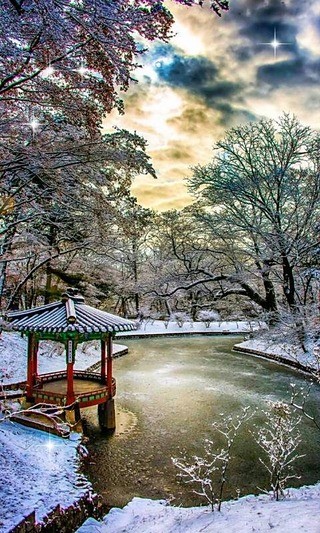 雪花谣-绿豆动态壁纸