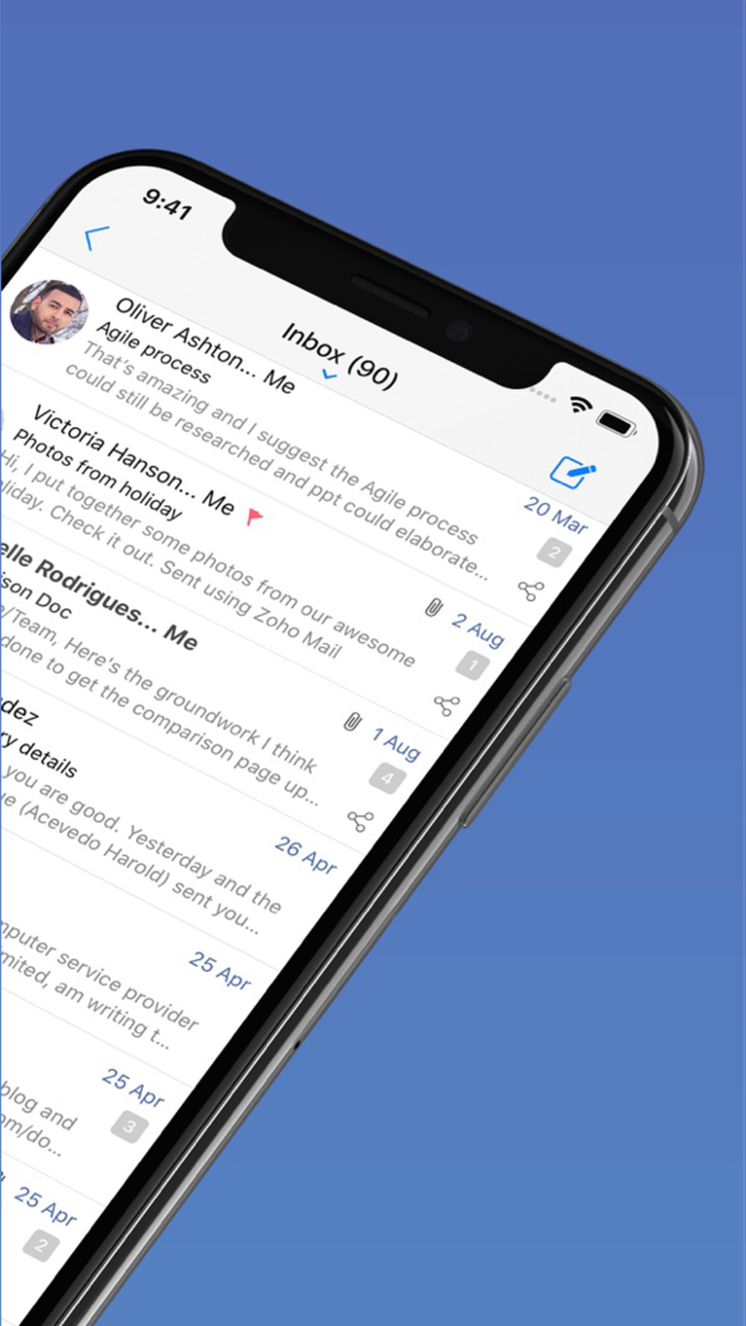 Zoho Mail 截图 2