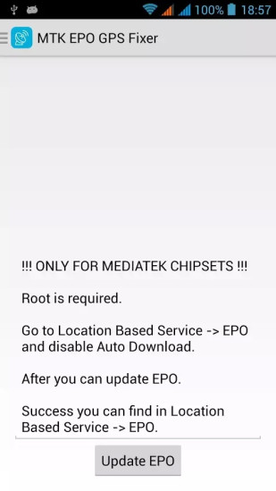 MTK EPO GPS Fixer