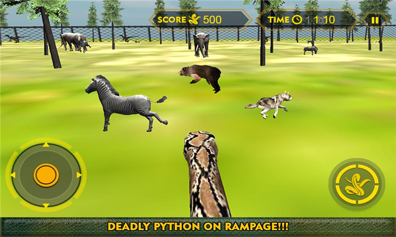 丛林蛇模拟攻击3D