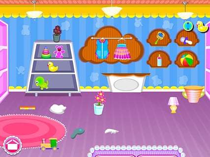 Newborn twins girls games