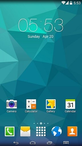 Galaxy S5 Apex Nova ADW Theme