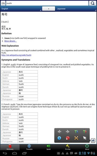 MultiLang Dictionary