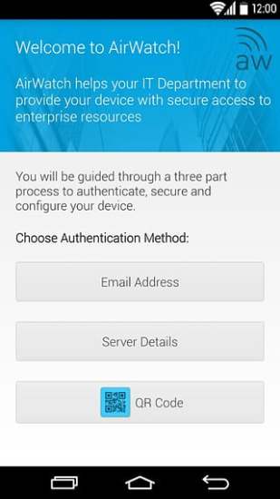 AirWatch MDM Agent