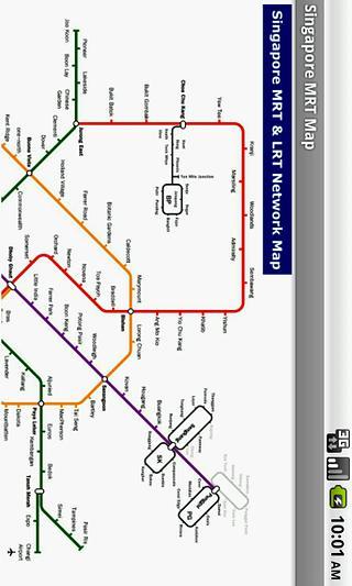 新加坡地铁地图
