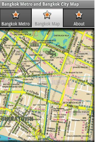 曼谷地铁和曼谷地图