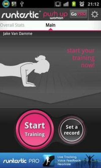 runtastic Push-Up Woman