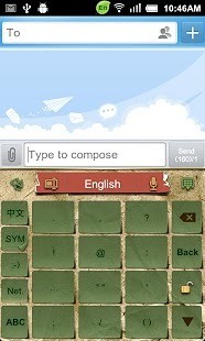 Kraft Paper GO Keyboard Theme