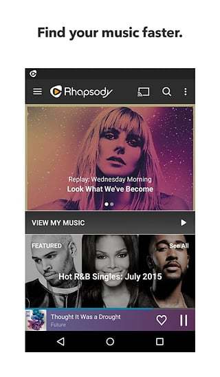 免費下載音樂APP|Rhapsody app開箱文|APP開箱王