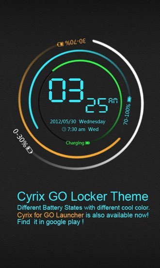 GO桌面锁屏-CYRix主题