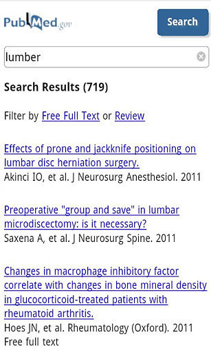 PubMed search