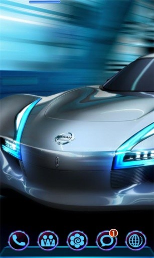 宝软3D主题-荧光绚丽的跑车